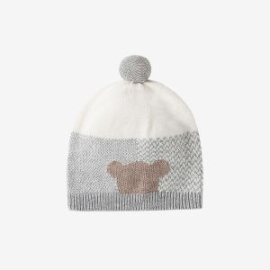 Zacharias Unisex Kids Winter Woolen Cap Pink