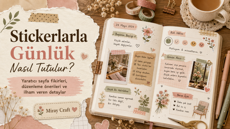 Stickerlarla Günlük Tutma: Yaratıcı Günlük Sayfası Fikirleri