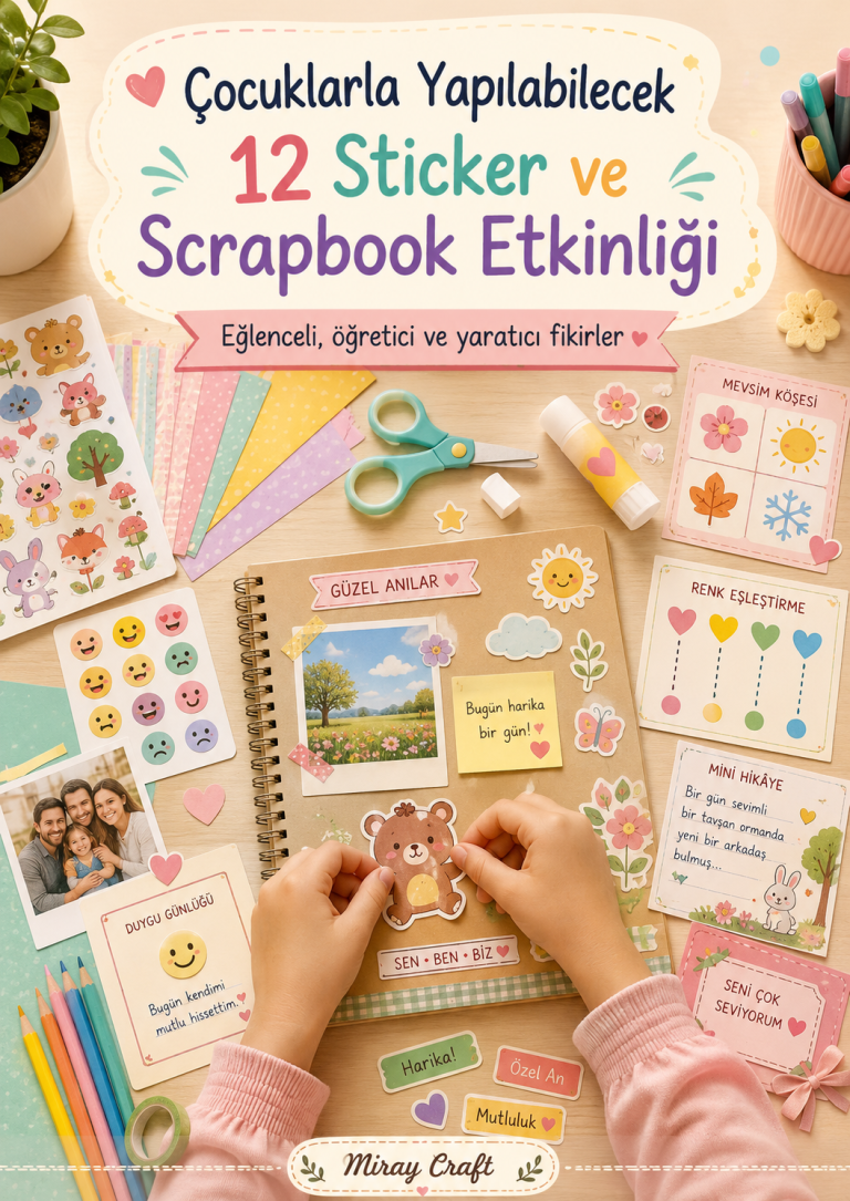 Çocuklarla Sticker ve Scrapbook Etkinlikleri: 12 Eğitici ve Eğlenceli Fikir
