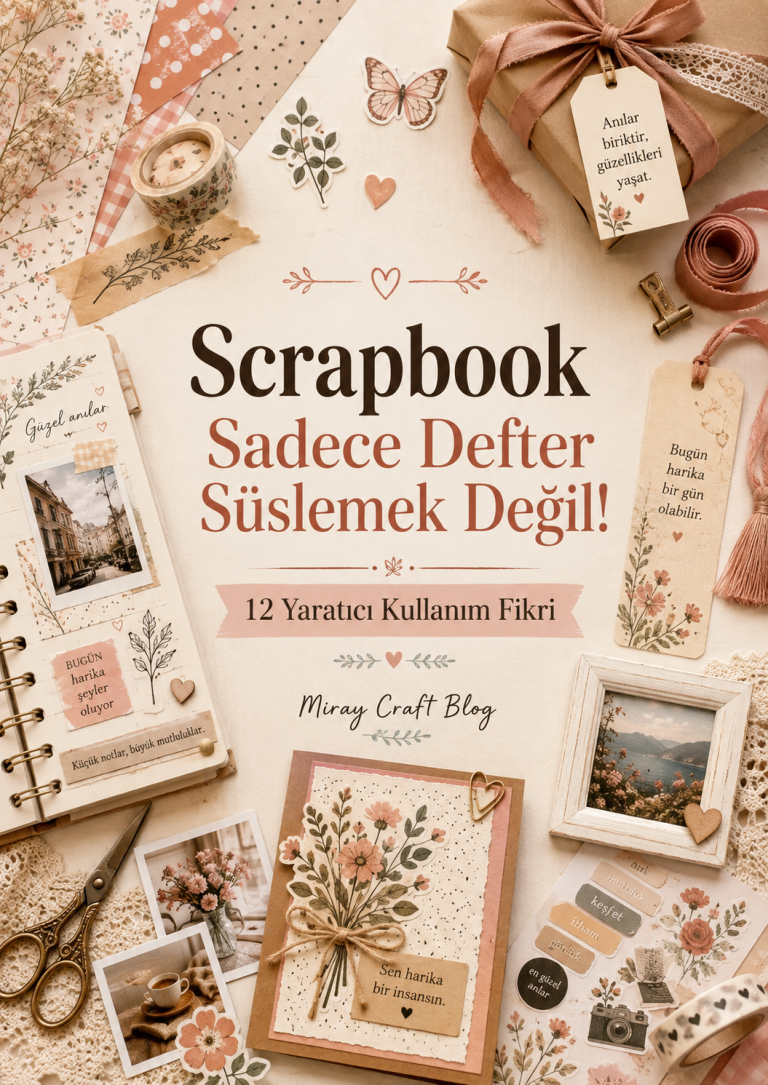 Scrapbook Sadece Defter Süslemek İçin mi Kullanılır? 12 Farklı Kullanım Alanı