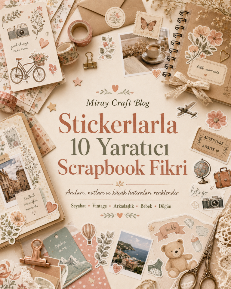 Stickerlarla Yapılabilecek 10 Yaratıcı Scrapbook Fikri
