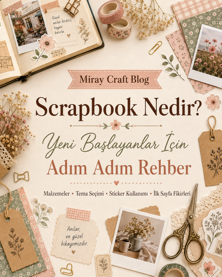 Scrapbook Nedir ve Nasıl Yapılır? Yeni Başlayanlar İçin Adım Adım Rehber