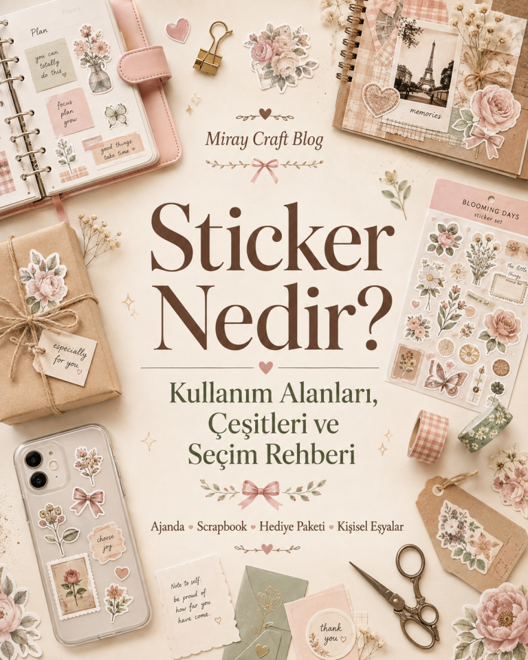Sticker Nedir? Kullanım Alanları, Sticker Çeşitleri ve Doğru Sticker Seçimi