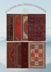 17'li Otantik Halı Desen Yapışkanlı Scrapbook Kağıt Set (3 ADET 11*21CM VE 14 ADET A5 BOYUTUNDA)