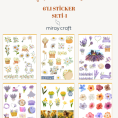 6lı çiçek temalı set 1