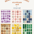 renkli vintage set 3