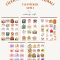 çiçekli mektuplar 6 lı set 1