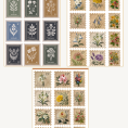 6lı pul temalı set 1