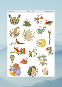 Fantastic Temalı 12*17 Cm Sticker