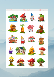 Fantastic Temalı 12*17 Cm Sticker