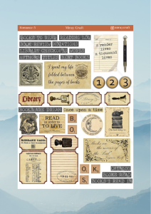 1 Sayfa Aşk Notları Temalı Sticker (12x17 cm) Bullet Journal, Scrapbook, Ajanda ve Planlayıcı İçin