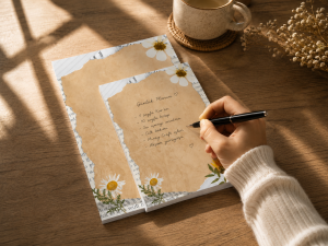 Vintage Temalı 2'li Set (A4-A5) Notepad - Not Defteri - Bloknot